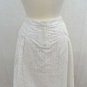 DIANE VONFURSTENBERG WHITE EYELET MEADOW SKIRT SIZE 10, RETAIL $265