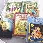 6 VINTAGE CHILDRENS BOOKS TOM THUMB,SUNNY BUNNY, BLACKIE BEAR, ETC