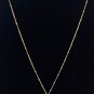 SATYA oval Stone & Crystal .925 gold tone Necklace 15"