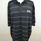 CALLAWAY "DREW BREES CELEBRITY CHAMPIONSHIP" BLACK POLO ATHLETIC SHIRT SIZE XL