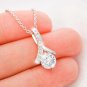 To My Wife From Husband Alluring Beauty Necklace With Message Card