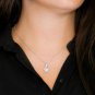 To My Wife From Husband Alluring Beauty Necklace With Message Card