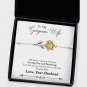 To My Gorgeous Wife Sunflower Style Bracelet