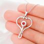 To My Beautiful Nurse Wife Stethoscope Necklace With Message Card Gift