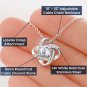 To My Daughter From Mom Message Card Necklace Jewelry