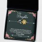 Mom To Daughter Bracelet With Message Card Jewelry
