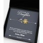 To Daughter From Mom Message Card Bracelet Jewelry