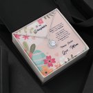 To My Daughter Easter Holiday Message Card Necklace Gift from Mom