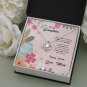Easter Holiday Message Card Gift Necklace for Daughter From Mom
