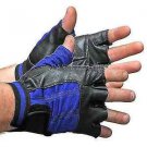 UNISEX MOTORCYCLE RIDING LEATHER GLOVE WITH SPANDEX BACK SHORTY