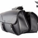 MOTORCYCLE WATER HEAT RSTNT LARGE PLAIN PVC THROW OVER SADDLE BAG W/4 POCKETS