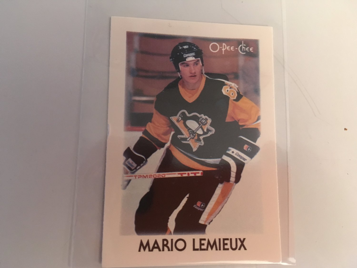 Mario Lemieux 1987/88 OPeeChee Mini Pittsburgh Penguins Hockey Card 23 Mario Lemieux 1987/88 OPeeChee Mini Pittsburgh Penguins Hockey Card 23