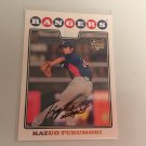 Kazuo Fukumori 2008 Topps Rookie RC Baseball Card # 482
