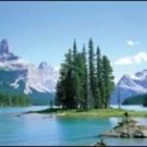 Maligne Lake Mini Door Poster