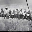 Eating Above Manhattan Poster