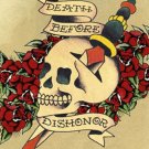 Death Before Dishonor - Ed Hardy Mini Poster