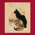 Le Chat Noir Mini Door Art Poster