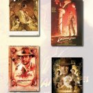 Indiana Jones I, II, III, IV Movie Poster Set