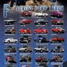 F-Series Ford Trucks Collage Poster