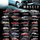 Ford Mustang Collage Poster