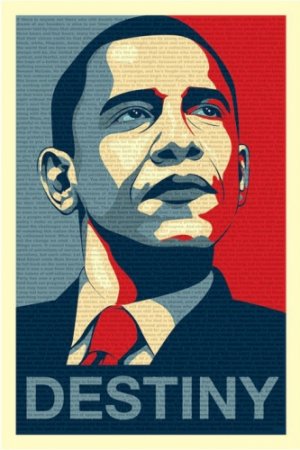 Barack Obama - Destiny Speech Poster