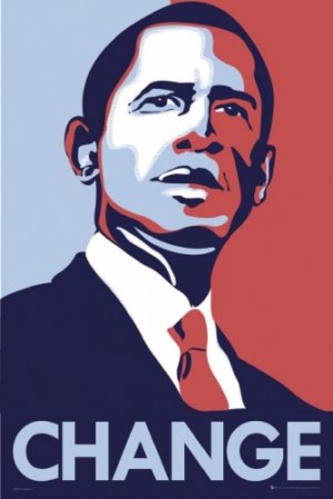 Barack Obama - Change Poster