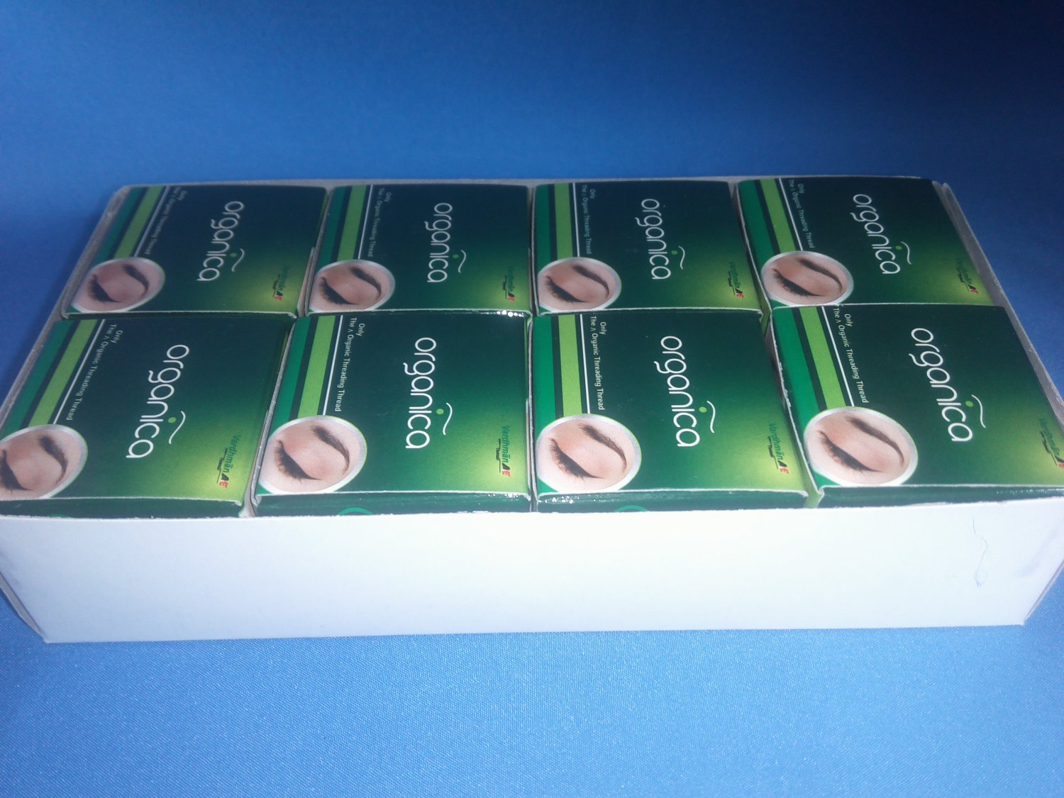 8 Spool Organica Eyebrow Cotton Threading Threads Antiseptic Facial hair Remover