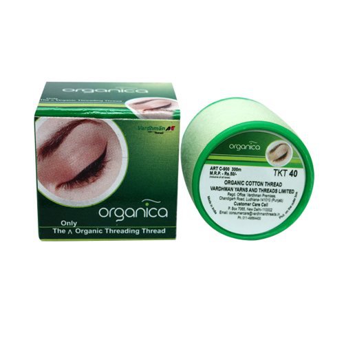 2 Spool Organica Eyebrow Cotton Threading Threads Antiseptic Facial hair Remover