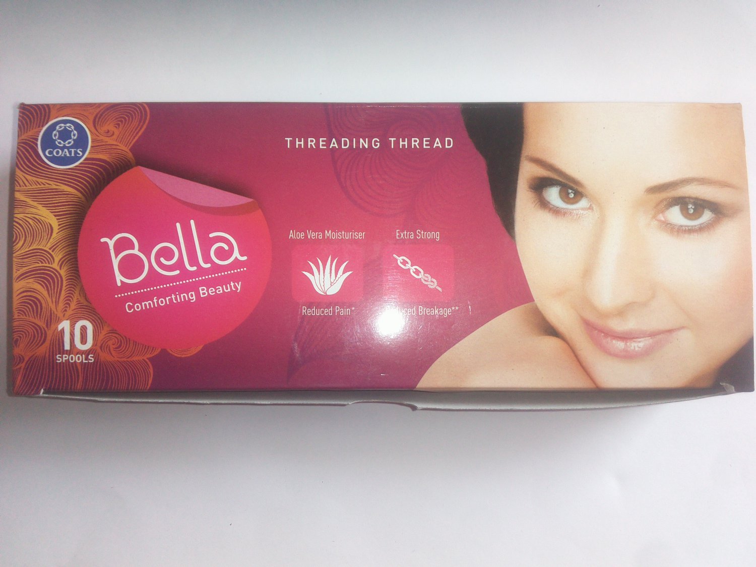 10xSpool Bella Eyebrow Face Facial Cotton Threading Threads Facial hair Remover