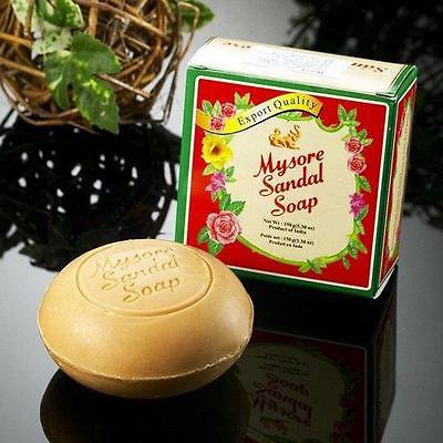 MYSORE SANDAL Premium Soap 75gm Herbal Natural Sandalwood oil Ayurvedic India