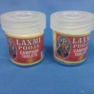Set of 2 Pure 100% Laxmi pooja Camphor tablet in Small Clear Plastic Jar + Shipp