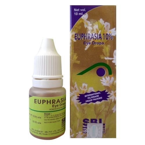 1x10ml SBL HOMEOPATHIC EUPHRASIA 10 Eye Drops DRY Eye Tonic red Eyes pain