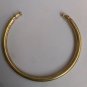 High Quality Slim Brass Scratched Rounded Bracelet Cuff Kada Cut Smooth Design