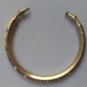 High Quality Brass Scratched Rounded Bracelet Cuff Kada Cut Men Women - Fashion