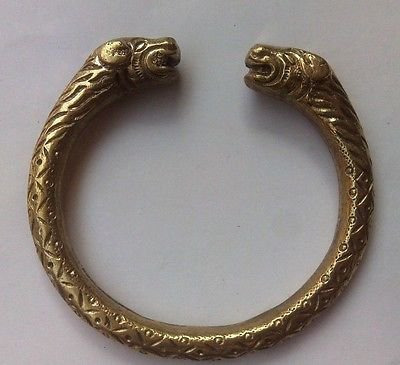Designer Heavy Brass Bracelet Cuff Kada Kadaa Kara - Men Women Fashion Classy