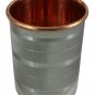 Copper SS Ayurvedic Glass Cup Storage Drinking Water health Yoga Free Shipping