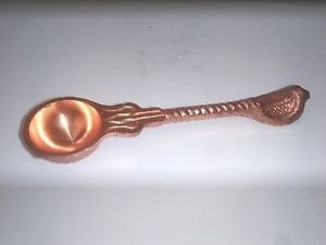 Small Copper Spoon Kitchen Ware Religious Hindu Puja Spoon Havan Meditation+SHIP