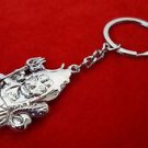 Shiva  silver Figurine Key Ring Key Chain For luck Free Shipping