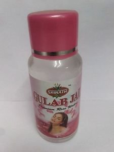 Srinath Rose Water Gulab jal (100ML) 100% Pure Aroma Glowing Skin free ship