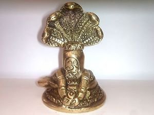 Rare Shivling Statue Brass Hindu God Shiva Lingam Idol Puja Religious Figure