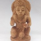 Hanuman Rare Wooden Statue 3" Religious Hindu God India Pleasantino Free Shipp11