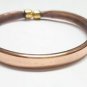 Flat Copper Adjustable Bracelet Cuff Wristlet Wristband - Brass Cap- Men Women