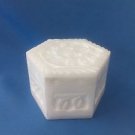 White Marble Jewelry Box Framing Art hexagonal Shape Wonderful Floral Design $$$