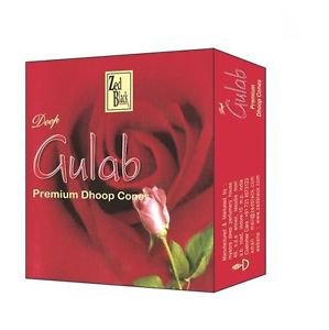 60gm Gulab Incense Cones Sticks Pure NaturaI Dhoop India Religious Temple Pooja