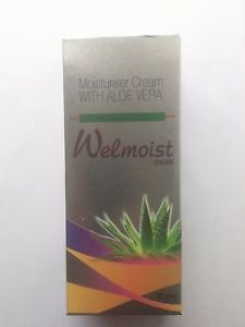 2x Welmoist Moisturizing Cream 50gm Aloevera Harble Free Shipping