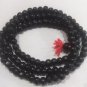 8 mm Black Sandalwood Mala / Necklace / Prayer Beads Free Shipping