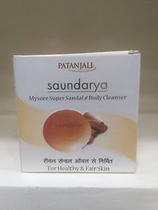 2x 75gm Patanjali Saundarya Mysore Super Sandal Body Cleanser Free Shipping