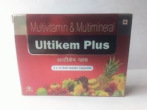 Ultikem Plus Softgel Cap 2x10 for Multivitamin Multimineral Free Shipping