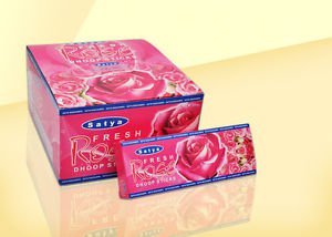 2 x20 Sticks Satya Fresh Rose premium Dhoop Sticks Puja Religious Temple Home