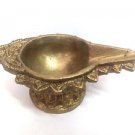 Decorative Brass Oil Lamp Diyas Set of 3 Diya Kuber India Hindu Puja Religious